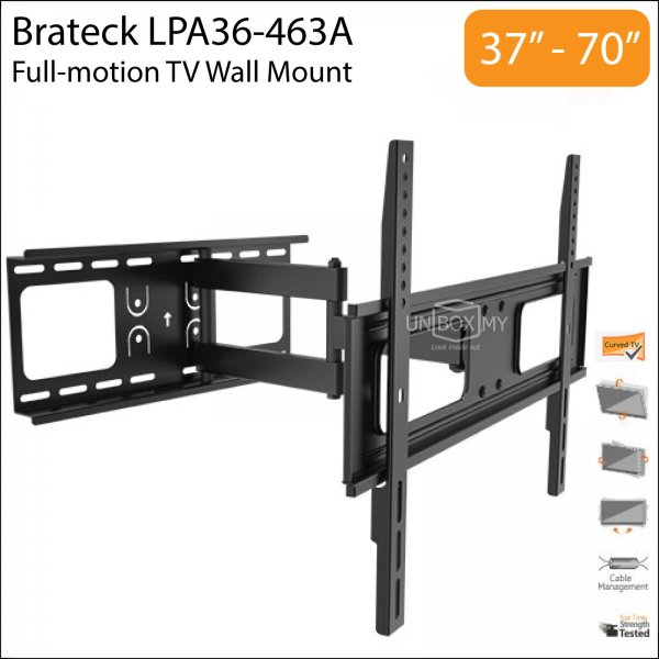 Brateck LPA36-463A 37-70 inch Full-motion TV Wall Mount