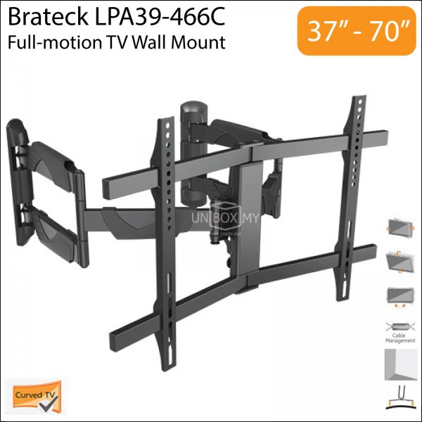 Brateck LPA39-466C 37-70 inch Full-motion TV Wall Mount