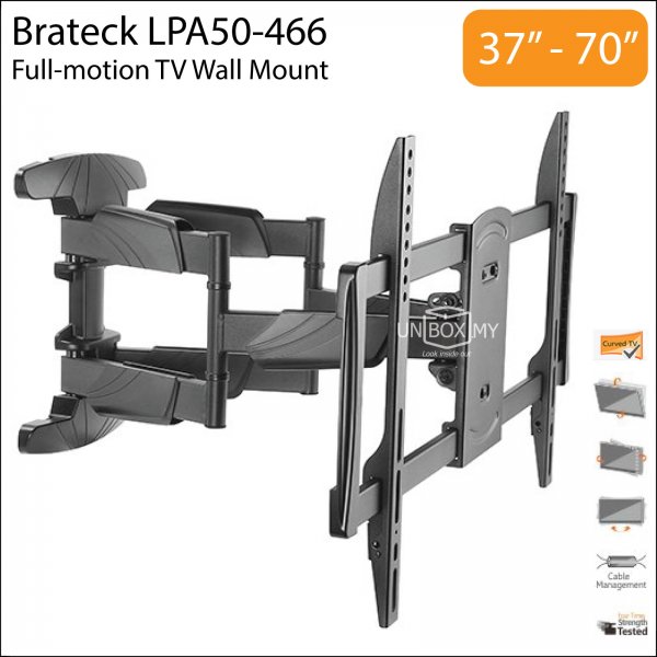 Brateck LPA50-466 37-70 inch Full-motion TV Wall Mount