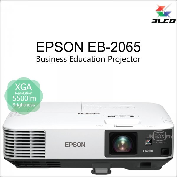 Epson EB-2065 3LCD XGA 5500 lumens 