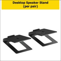 LI-MOUNT BS-74M Universal Bookshelf Computer Speaker Studio Monitor Desk Stand Riser 1 Pair