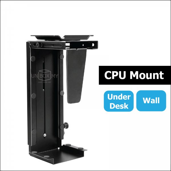 LI-MOUNT CPU PC Tower Under Desk Wall Mount Holder